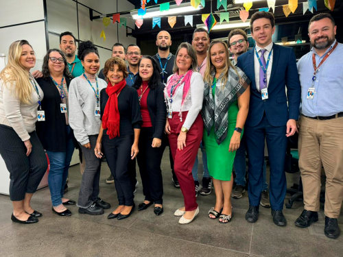 visita da gerente de atendimento regional na unidade do rio de janeiro