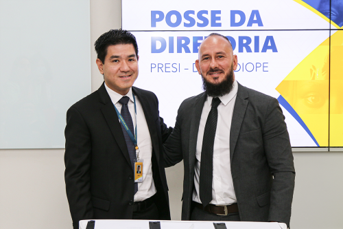 Denny Toyama (CODEL) e Thiago Braga novo Diretor de Operações de Saúde (Foto: GECOM/Filipe Rodrigues)